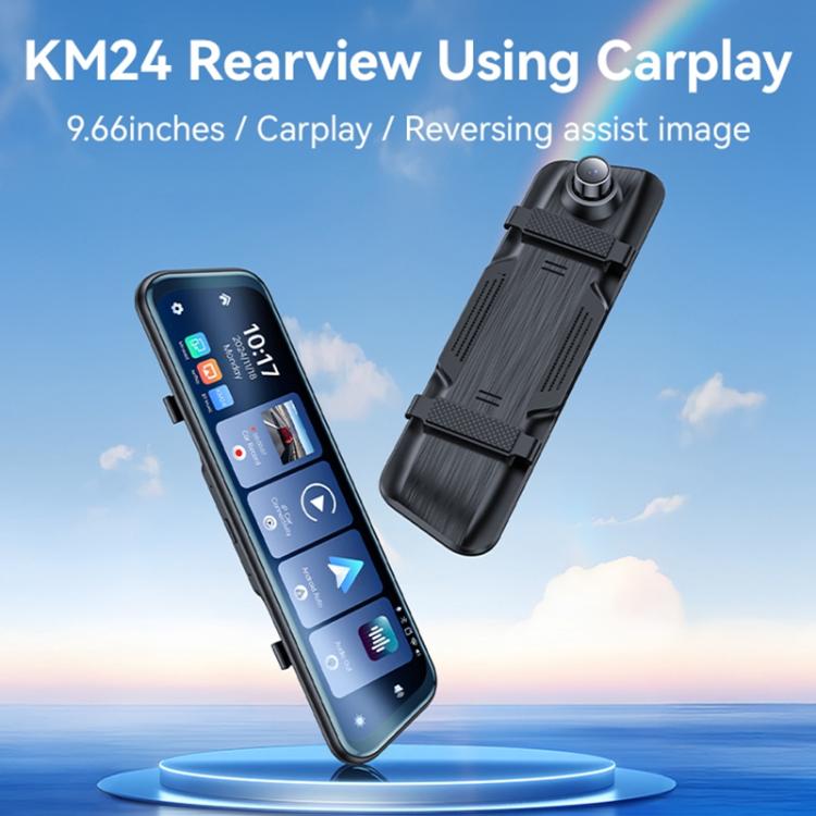 Yesido KM24 9.66 inch HD Image Reversing Assist CarPlay Streaming Rearview Mirror Dash Cam Yesido KM24 9.66 inch HD Image Reversing Assist CarPlay Streaming Rearview Mirror Dash Cam